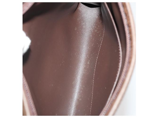 Bolsa de mão Burberrys Hermes Nova Check em lona nylon 4 peças Bege Cinza Auth BAZ311 Marrom - vista 26