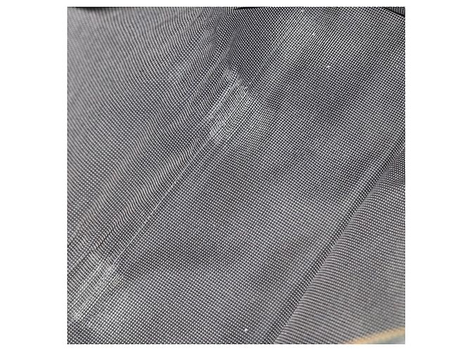 Bolsa de mão Burberrys Hermes Nova Check em lona nylon 4 peças Bege Cinza Auth BAZ311 Marrom - vista 8