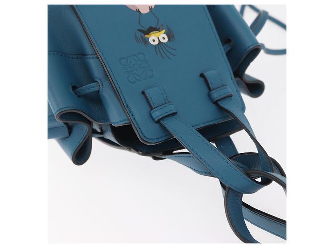 Hammock LOEWE ~ Ghibli La Città Incantata Amaca Cassetto Sling Topo & Flybird Auth 167152SM Blu - vista 6