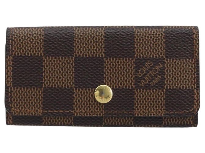 LOUIS VUITTON Damier Ebene Multicles 4 Key Case N62631 LV Auth BA11517 - view 13