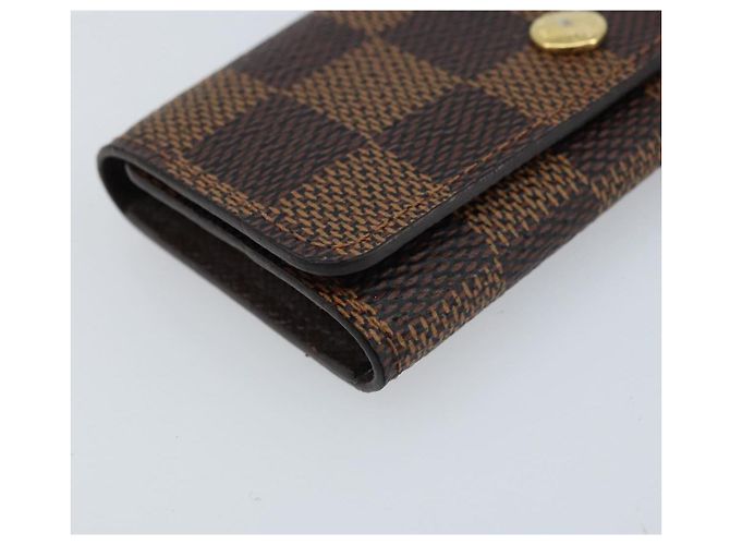 LOUIS VUITTON Damier Ebene Multicles 4 Key Case N62631 LV Auth BA11517 - view 14