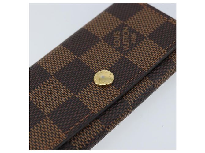 LOUIS VUITTON Damier Ebene Multicles 4 Key Case N62631 LV Auth BA11517 - view 17