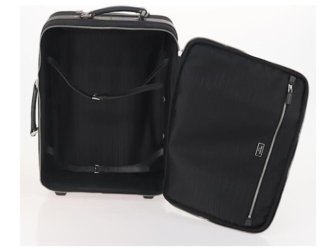 PRADA Custodia Trunk Nylon Nero Argento Auth fm5302 - vista 11