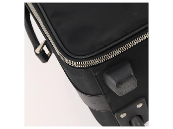 PRADA Custodia Trunk Nylon Nero Argento Auth fm5302 - vista 18