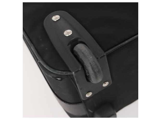 PRADA Custodia Trunk Nylon Nero Argento Auth fm5302 - vista 20