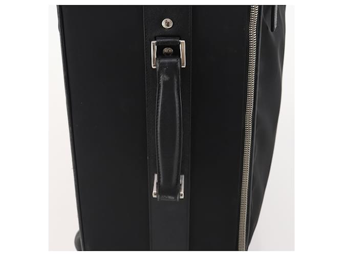 PRADA Custodia Trunk Nylon Nero Argento Auth fm5302 - vista 4