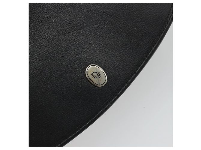 Borsa a Spalla Christian Dior in Pelle Nera e Oro Auth ARZ819 Nero D'oro - vista 10