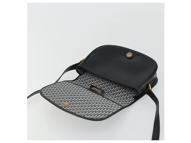 Borsa a Spalla Christian Dior in Pelle Nera e Oro Auth ARZ819 Nero D'oro - vista 11