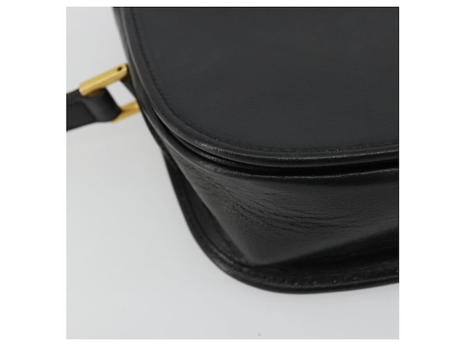Borsa a Spalla Christian Dior in Pelle Nera e Oro Auth ARZ819 Nero D'oro - vista 14