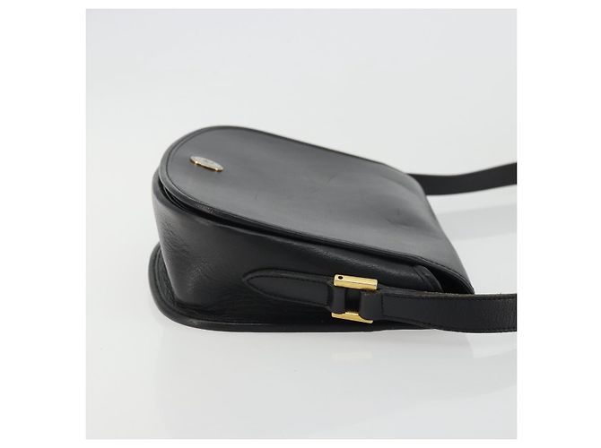 Borsa a Spalla Christian Dior in Pelle Nera e Oro Auth ARZ819 Nero D'oro - vista 3