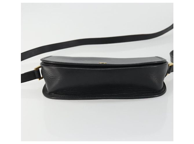 Borsa a Spalla Christian Dior in Pelle Nera e Oro Auth ARZ819 Nero D'oro - vista 5