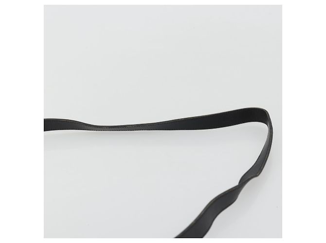 Borsa a Spalla Christian Dior in Pelle Nera e Oro Auth ARZ819 Nero D'oro - vista 8
