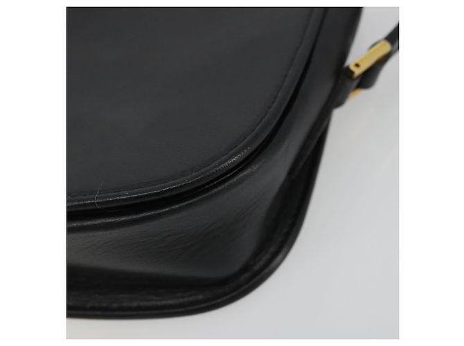 Borsa a Spalla Christian Dior in Pelle Nera e Oro Auth ARZ819 Nero D'oro - vista 9
