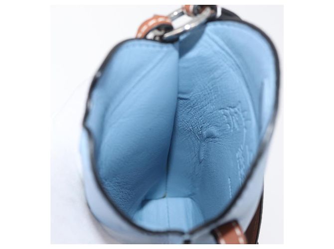 LOEWE LOEWE �~ Studio Ghibli Il Mio Vicino Totoro Pochette in Pelle Blu Auth 167190SM Blu chiaro - vista 24