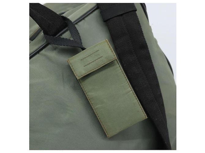 PRADA Sport Schultertasche aus grauem Nylon mit silberner Authentizität 174086 Braun - Ansicht 20