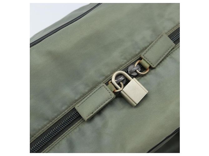 PRADA Sport Schultertasche aus grauem Nylon mit silberner Authentizität 174086 Braun - Ansicht 22
