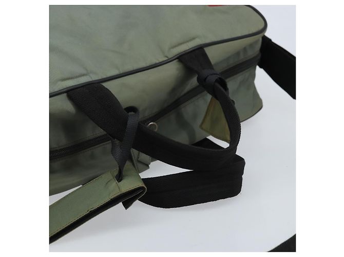 PRADA Sport Schultertasche aus grauem Nylon mit silberner Authentizität 174086 Braun - Ansicht 7