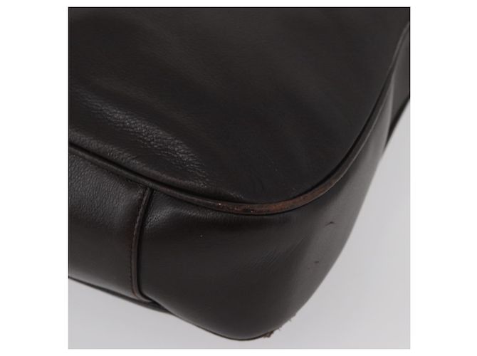 Borsa a Spalla in Pelle Gucci Bamboo 2way Marrone Oro 001 1577 Auth ep13897 D'oro - vista 16