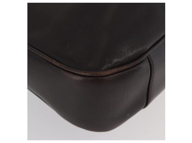 Borsa a Spalla in Pelle Gucci Bamboo 2way Marrone Oro 001 1577 Auth ep13897 D'oro - vista 9