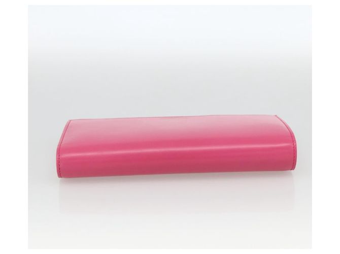 Portafoglio in pelle rosa SAINT LAURENT Auth BA11841A - vista 5