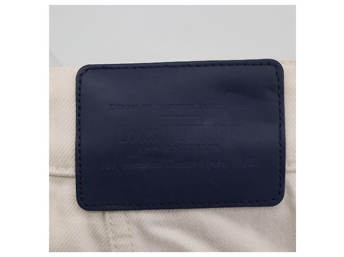 LOUIS VUITTON Monogram Denim Rock Weiß LV Auth BAZ834M - Ansicht 6