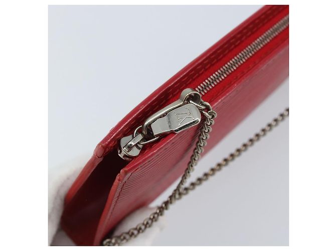 LOUIS VUITTON Pochette Epi Bucket PM Rossa LV Auth bs34347 Rosso - vista 10
