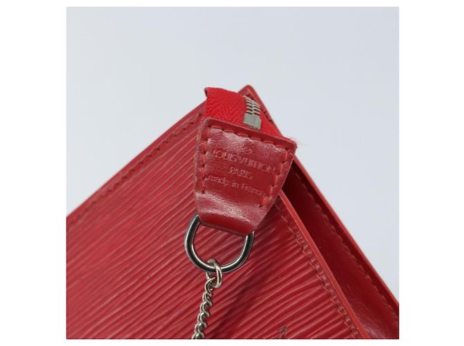 LOUIS VUITTON Pochette Epi Bucket PM Rossa LV Auth bs34347 Rosso - vista 17