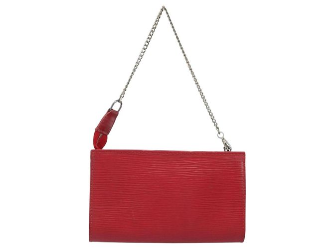 LOUIS VUITTON Pochette Epi Bucket PM Rossa LV Auth bs34347 Rosso - vista 2