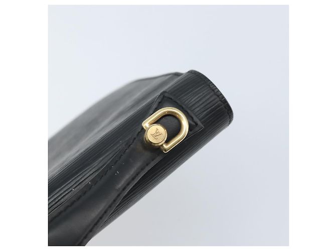 LOUIS VUITTON Borsa a Mano Epi Monceau 28 Nera M52122 LV Auth BA11749 Nero - vista 17