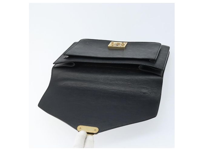 LOUIS VUITTON Borsa a Mano Epi Monceau 28 Nera M52122 LV Auth BA11749 Nero - vista 19