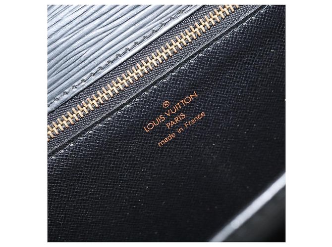 LOUIS VUITTON Borsa a Mano Epi Monceau 28 Nera M52122 LV Auth BA11749 Nero - vista 20