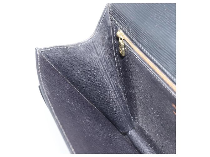LOUIS VUITTON Borsa a Mano Epi Monceau 28 Nera M52122 LV Auth BA11749 Nero - vista 22