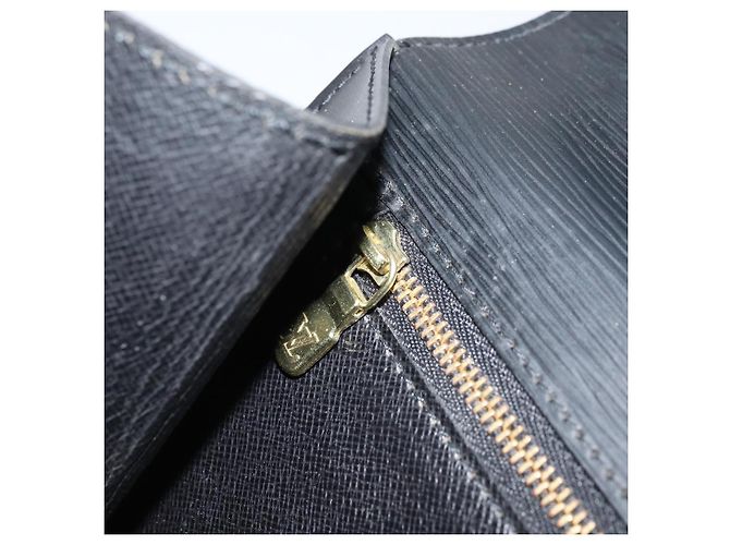 LOUIS VUITTON Borsa a Mano Epi Monceau 28 Nera M52122 LV Auth BA11749 Nero - vista 23
