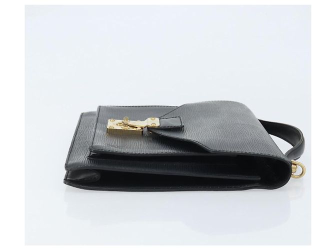 LOUIS VUITTON Borsa a Mano Epi Monceau 28 Nera M52122 LV Auth BA11749 Nero - vista 3