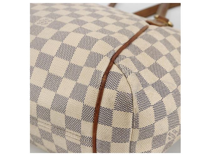 LOUIS VUITTON Borsa Tote Totally PM Damier Azur N41280 LV Auth BA11922 - vista 10