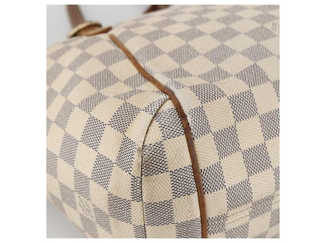 LOUIS VUITTON Borsa Tote Totally PM Damier Azur N41280 LV Auth BA11922 - vista 14