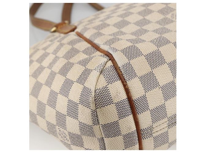 LOUIS VUITTON Borsa Tote Totally PM Damier Azur N41280 LV Auth BA11922 - vista 16