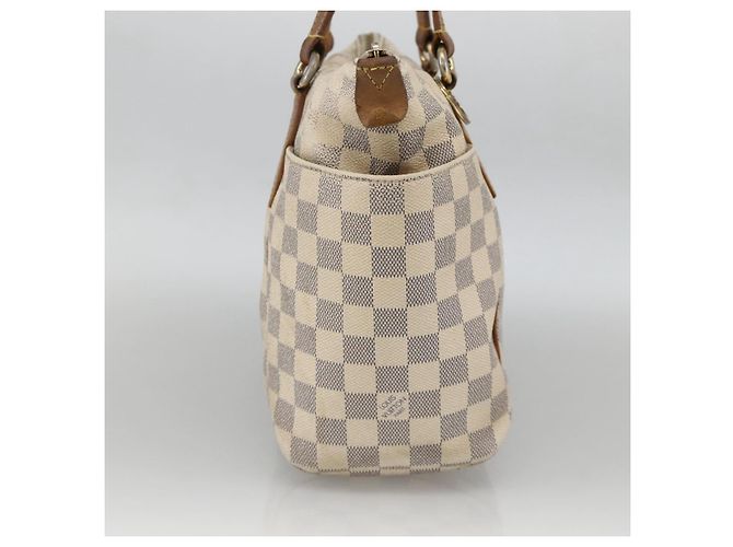 LOUIS VUITTON Borsa Tote Totally PM Damier Azur N41280 LV Auth BA11922 - vista 3