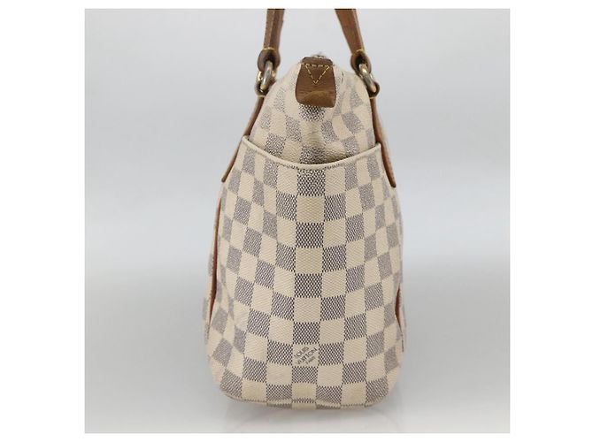 LOUIS VUITTON Borsa Tote Totally PM Damier Azur N41280 LV Auth BA11922 - vista 4