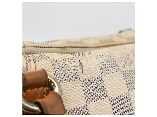 LOUIS VUITTON Borsa Tote Totally PM Damier Azur N41280 LV Auth BA11922 - vista 7