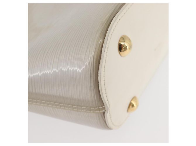 LOUIS VUITTON Epi Plage Mini lagoon Bay Borsa a Mano Bianca M92263 LV Auth ka3546 Bianco - vista 15