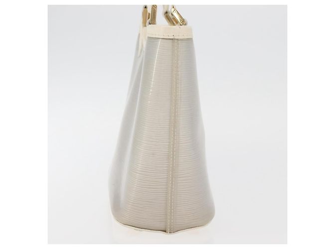 LOUIS VUITTON Epi Plage Mini lagoon Bay Borsa a Mano Bianca M92263 LV Auth ka3546 Bianco - vista 3