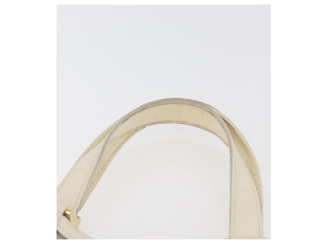 LOUIS VUITTON Epi Plage Mini lagoon Bay Borsa a Mano Bianca M92263 LV Auth ka3546 Bianco - vista 8