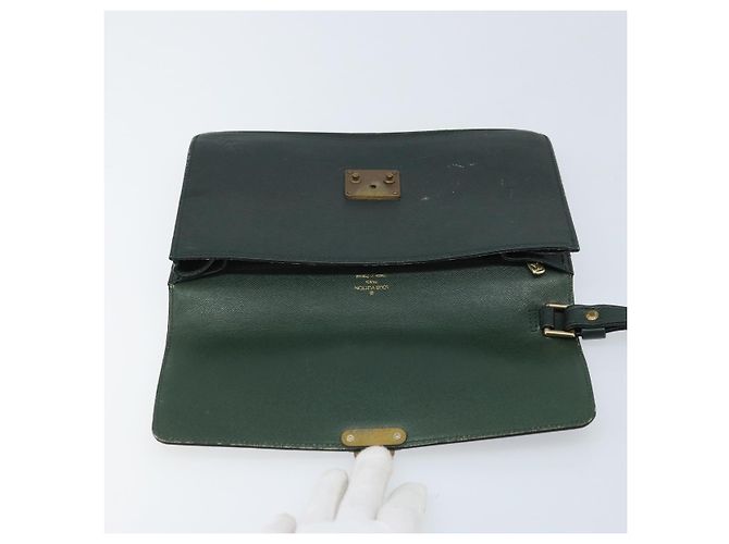 LOUIS VUITTON Taiga Pochette Kourad Clutch Bag Epicea M30194 LV Auth BAZ285 - view 8