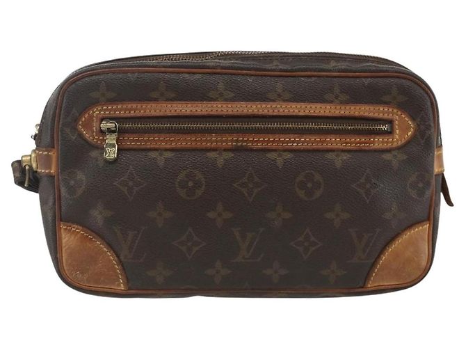 LOUIS VUITTON Clutch Marly Dragonne GM Monogram M51825 LV Auth ka3502 Monogramma - vista 13