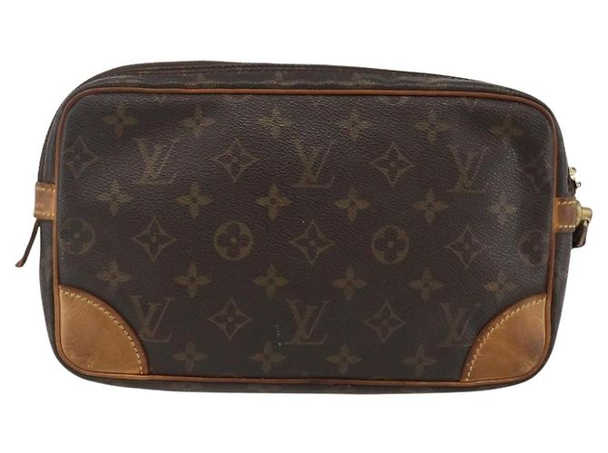 LOUIS VUITTON Clutch Marly Dragonne GM Monogram M51825 LV Auth ka3502 Monogramma - vista 2