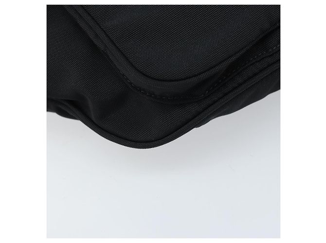 Borsa Body BALENCIAGA in nylon nero 482389 Auth BA11367 - vista 14
