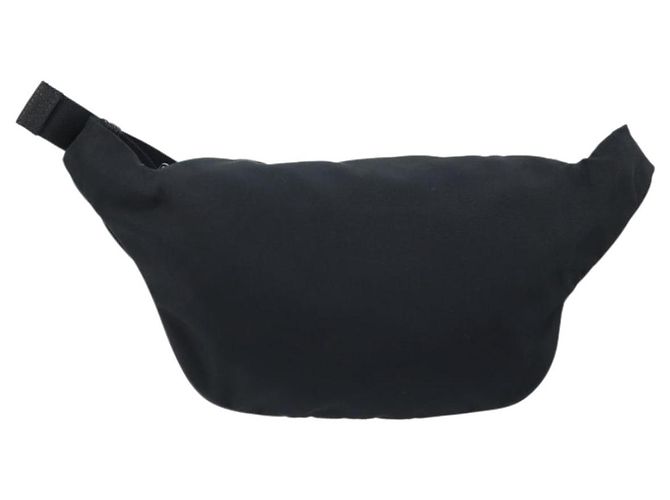 Borsa Body BALENCIAGA in nylon nero 482389 Auth BA11367 - vista 2