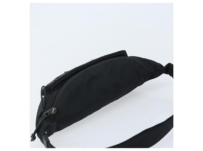 Borsa Body BALENCIAGA in nylon nero 482389 Auth BA11367 - vista 6