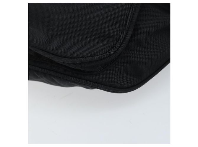 Borsa Body BALENCIAGA in nylon nero 482389 Auth BA11367 - vista 9